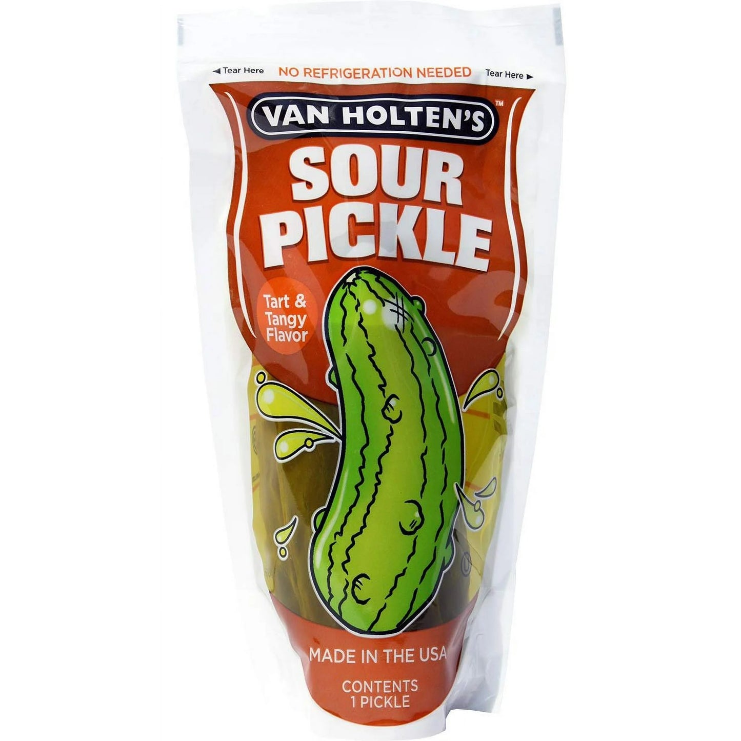 Van Holten’s Pickles – Jumbo Pickle-in-a-Pouch – Multiple Bold Flavors – Available in 1 Pack or 12 Pack