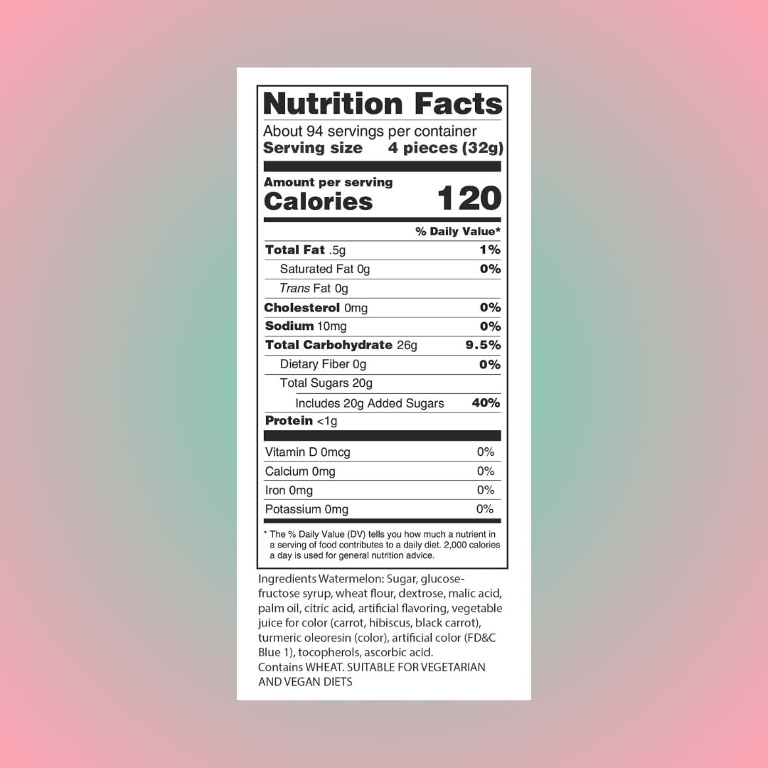 Sour Power Belts – Fruity Sour Candy: Green Apple, Berry Blue, Pink Lemonade, Strawberry, Watermelon, Quattro – 1 lb, 2.5 lb, 6.6 lb