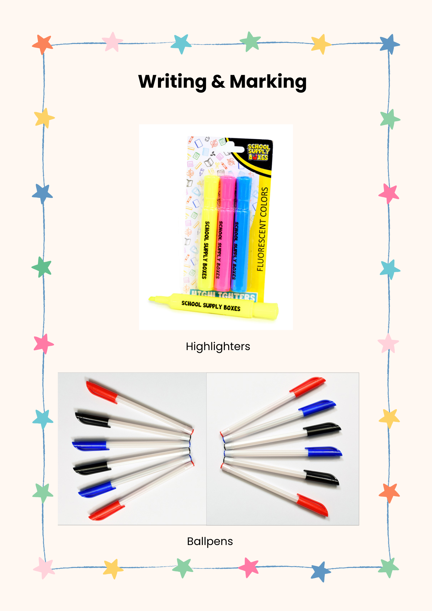 School Supply Boxes | Complete Office Kit | Filing, Mailing & Organization Supplies for Home Office & Small Business