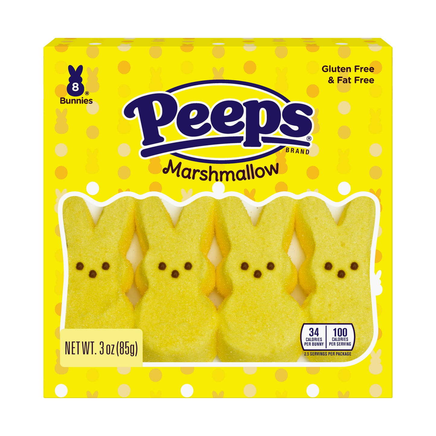 Peeps Marshmallow Chicks & Bunnies – Soft Easter Candy – Pink, Lavender, Yellow & Blue – 5, 8, 10 Count & Variety Pack