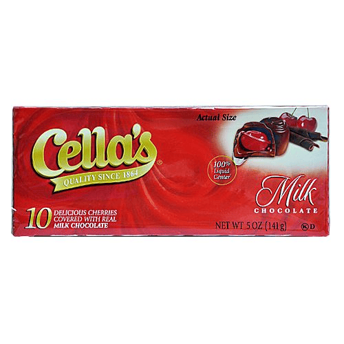 Cella’s Chocolate Covered Cherries – Dark & Milk Chocolate, 10, 16 & 22 Pieces Per Box
