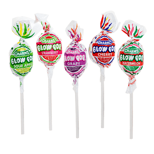 Charms Blow Pop Sweet & Sour Swirls – 11.5 oz Bag (Approx. 21 Pops) – Easter & Everyday Treats