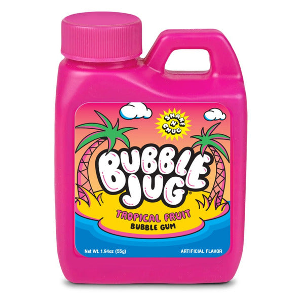 Bubble Jug 1.94 oz - Nostalgic Powdered Candy That Turns Into Chewy Bubble Gum | Available in 1, 3, 12 & 4-Pack Variety