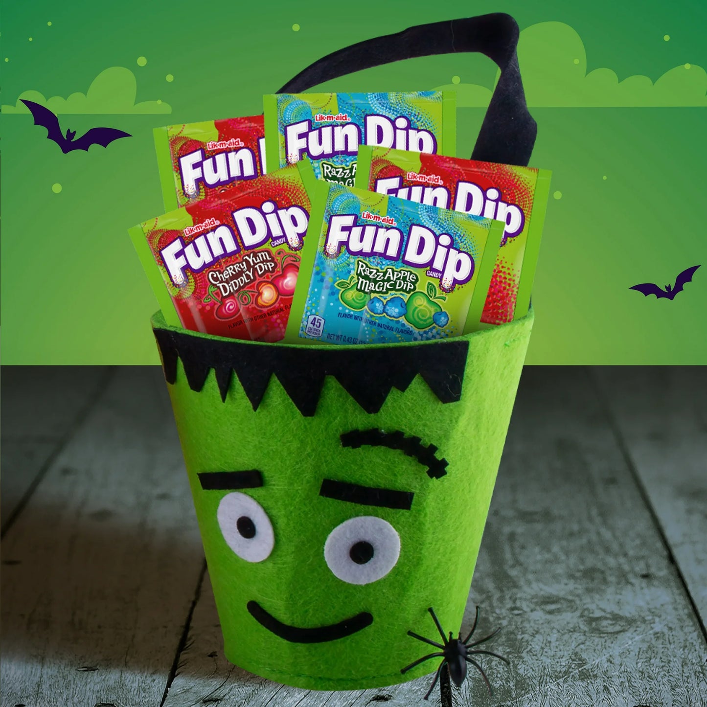 Fun Dip Candy Variety Pack – Razz Apple Magic Dip & Cherry Yum Diddly Dip – 44 Total Pouches