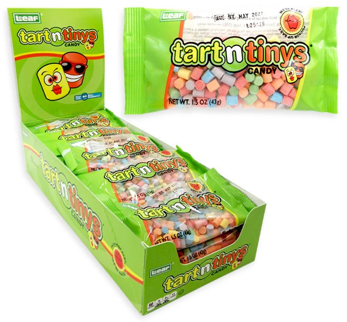 Tart N Tiny Candy 1.5 oz Bags | Sweet & Tangy Nostalgic Treats | 1, 3, 12 & 24 Pack Options