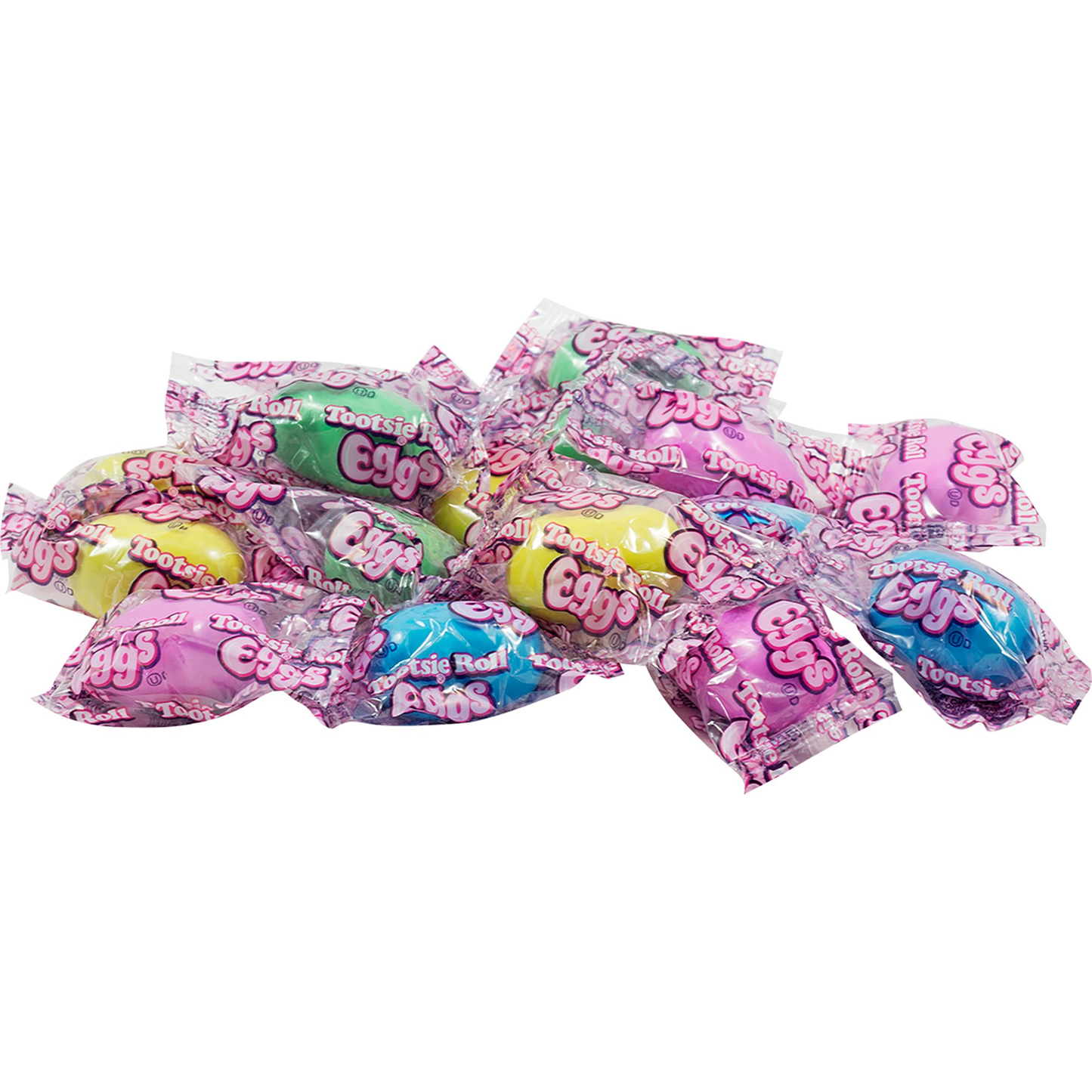 Candy Coated Tootsie Roll Eggs 7.5 oz – Individually Wrapped Easter Candy