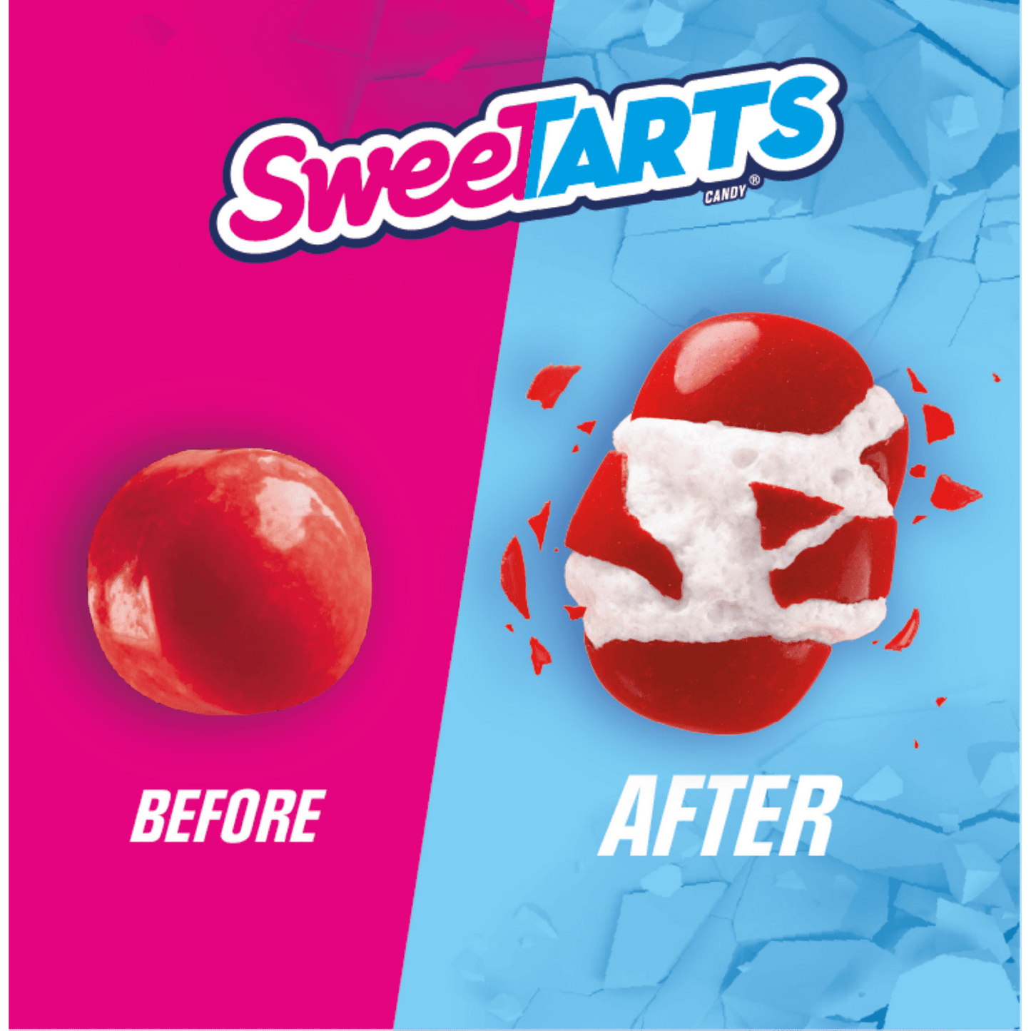 SweeTARTS Freeze Dried Candy 4 oz – Crunchy Sweet & Tart Snack, 1, 3 & 12 Pack