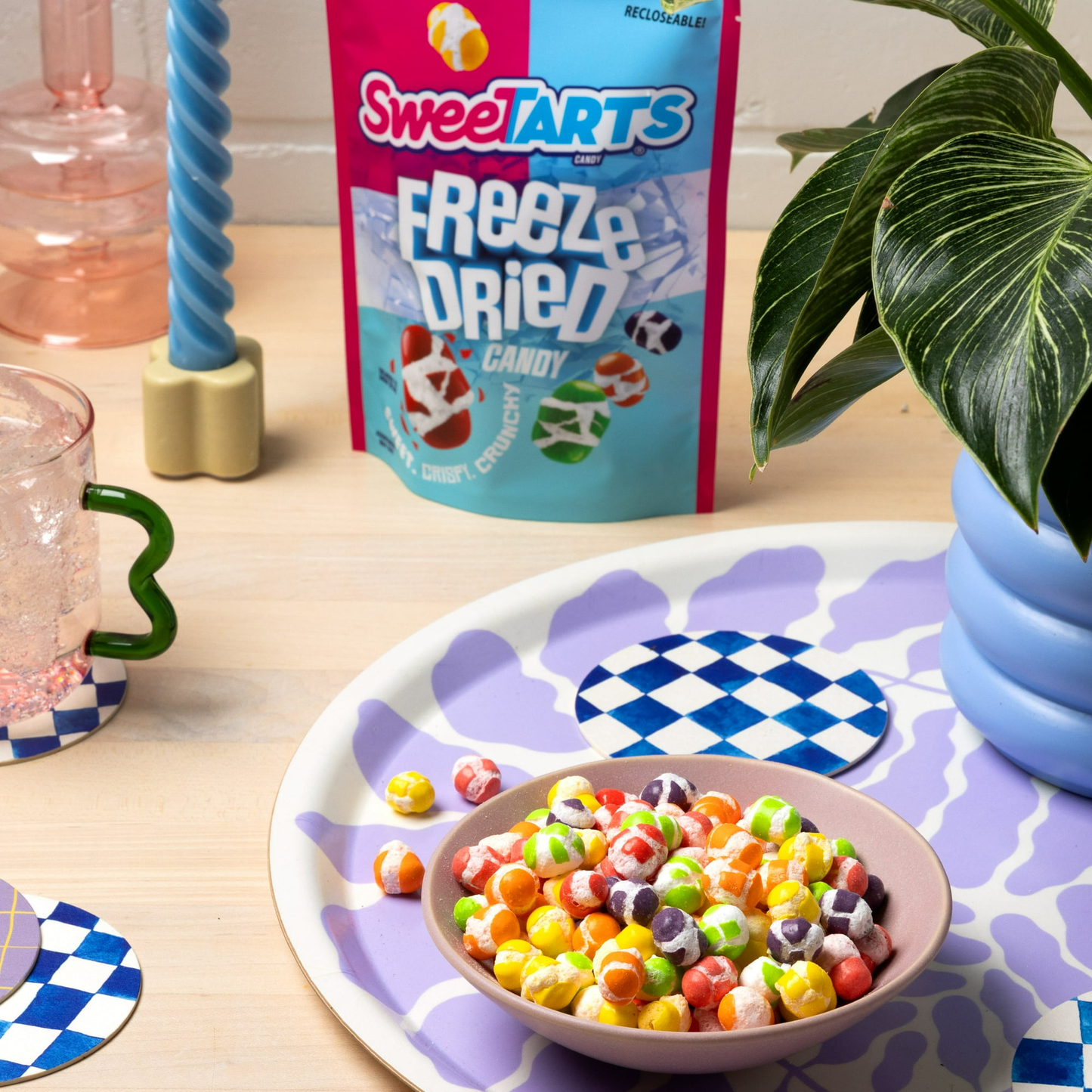 SweeTARTS Freeze Dried Candy 4 oz – Crunchy Sweet & Tart Snack, 1, 3 & 12 Pack