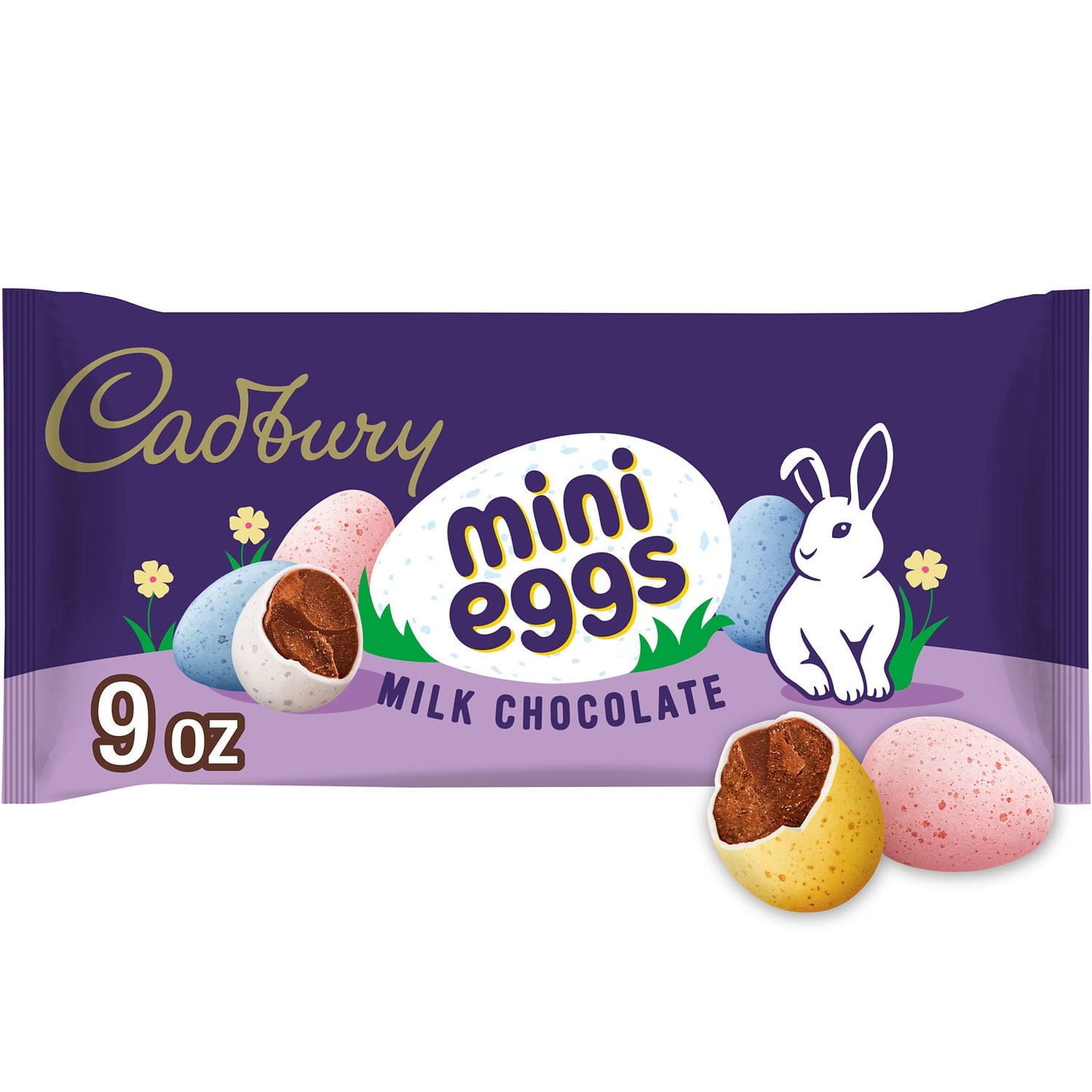 Cadbury Mini Eggs 9 oz Peg Bag – Royal Dark & Milk Chocolate | Single or Combo Pack