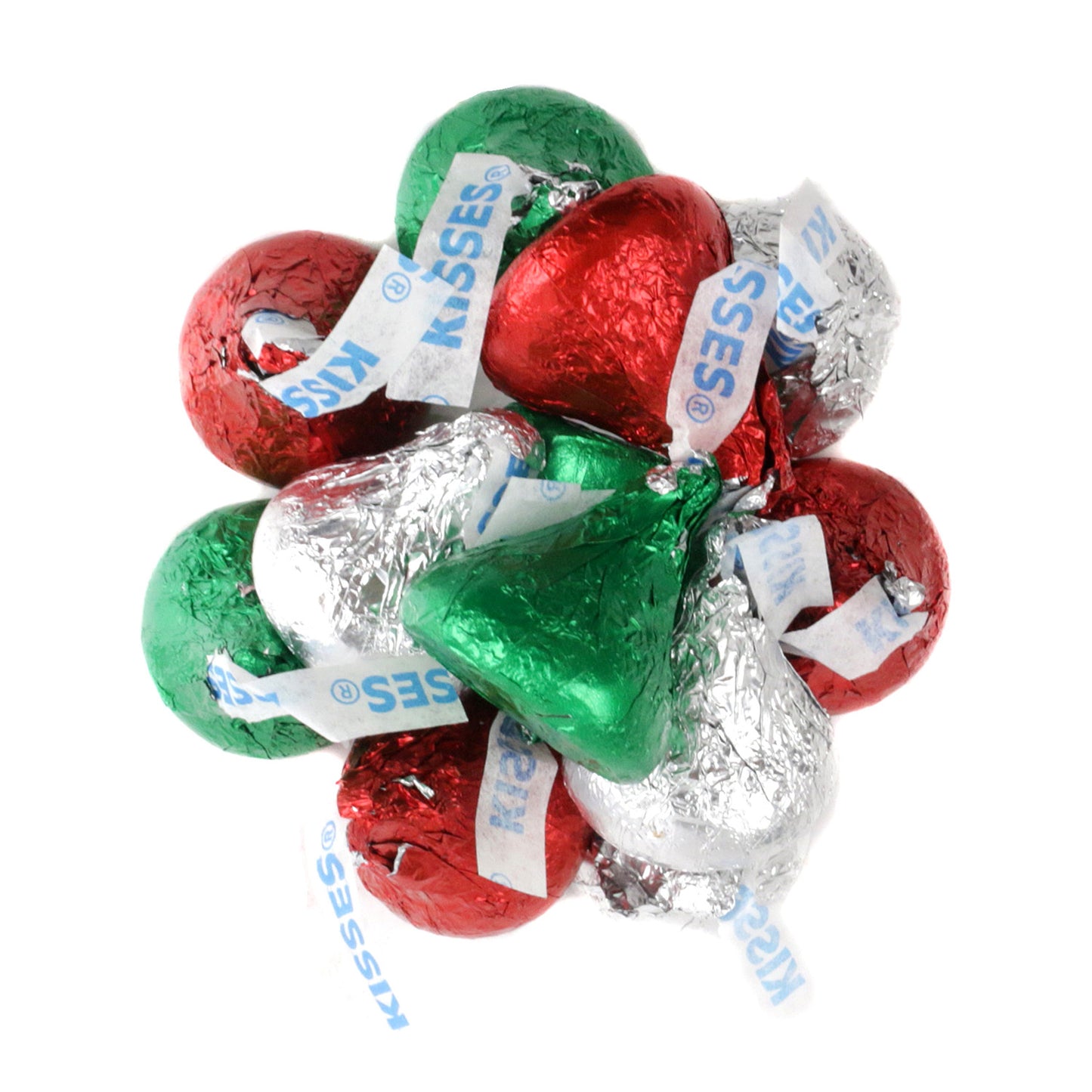 Christmas Hershey Kisses – Milk Chocolate Candy, Festive Holiday Foil – Bulk Christmas Candy (1–10 lb Options)