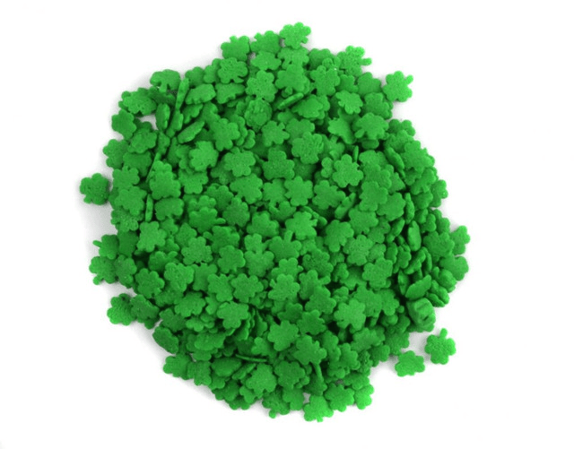 Plenty o’ Luck Green Shamrock Sprinkles – St. Patrick’s Day Cake Decorating – 4, 8 & 12 oz Bags