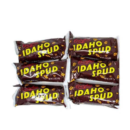 Idaho Candy Company Chocolate Bars – 4 Classic Flavors: Spud, Huckleberry, Old Faithful & Cherry – 1, 4, 6 & 18 Pack
