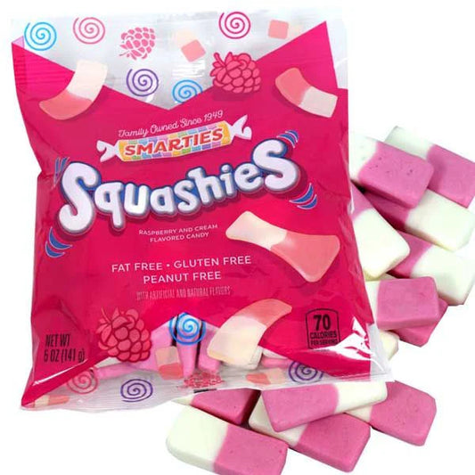 Smarties Squashies – Soft & Chewy Foam Gummies – Available in Multiple Flavors – 1 Pack or 12 Pack Case