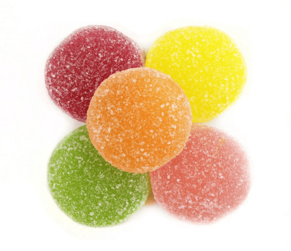 Sunkist Fruit Gems – Mixed Fruit Jelly Candy | Orange, Lemon, Pink Grapefruit, Raspberry & Lime | Bulk Candy 1, 2, 3, 5 & 10 lbs