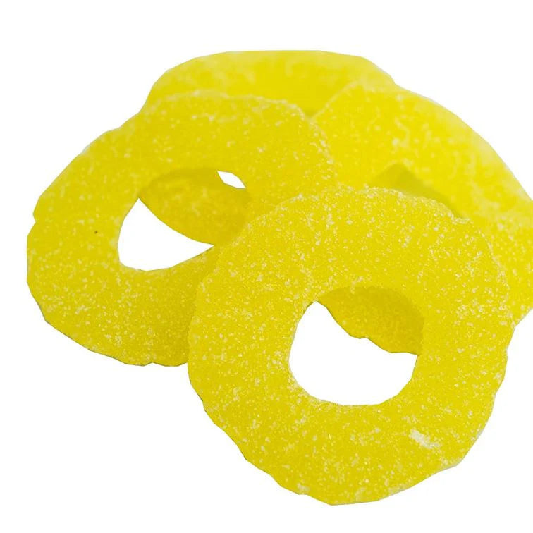 Vidal Gummi Candy Collection – 2.2 lb Bags – Spicy Mangos & Pineapple Rings – Chewy Fruity Candy Variety